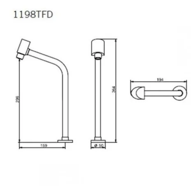 Griferia Para Lavamanos Japi Ecotok Fenix 1198TFD