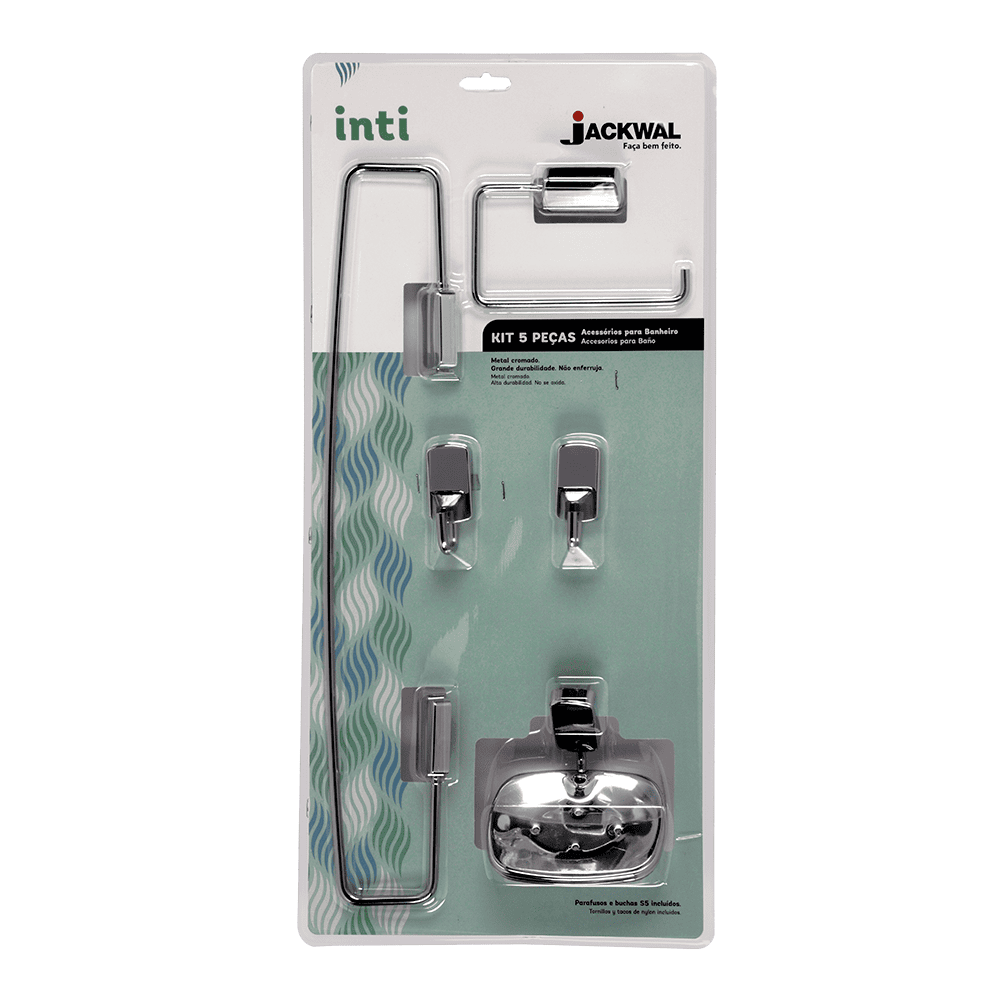 Kit de Accesorios para Baño Jackwal Inti Nuevo (5 pzs.) 018.740