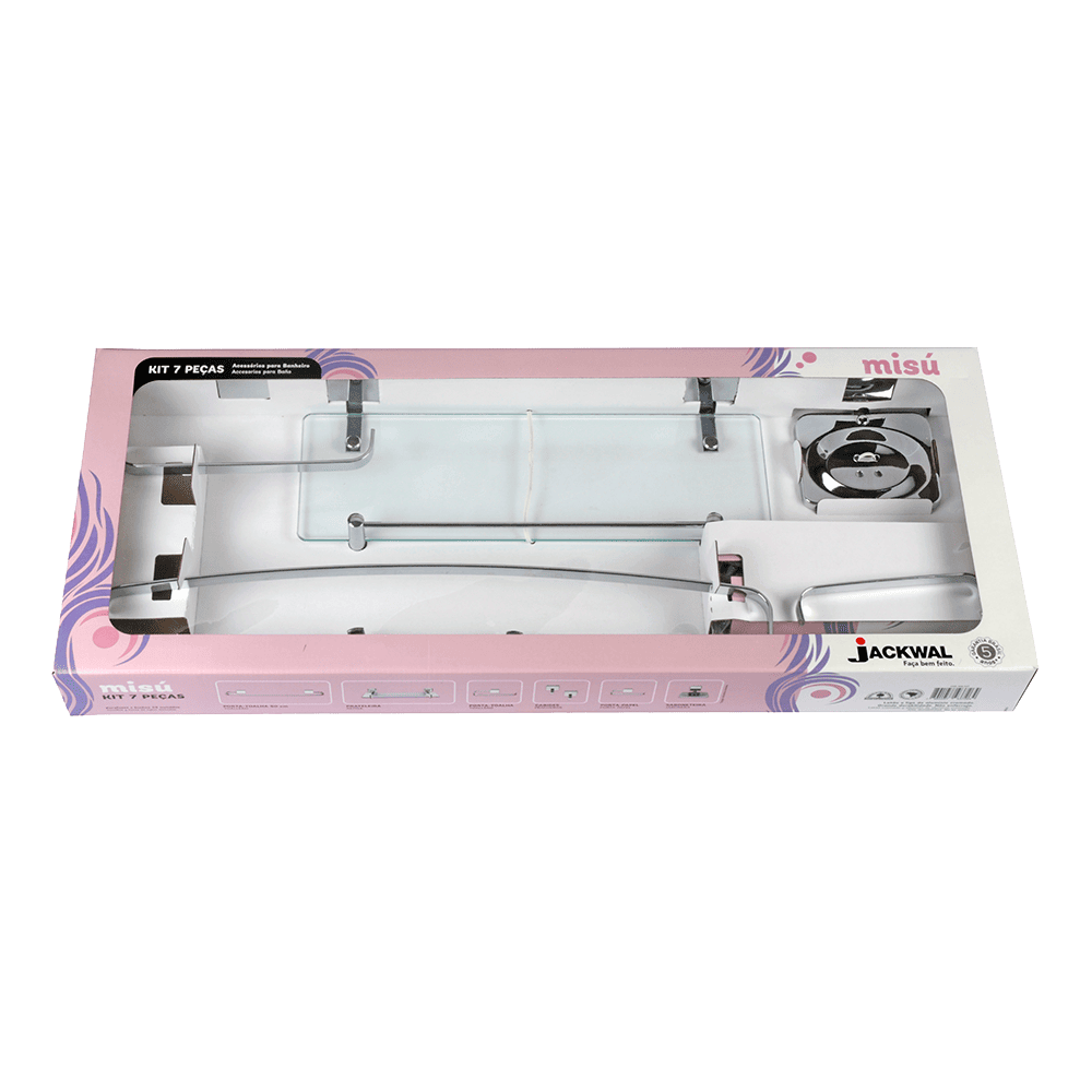 Superkit de Accesorios para Baño Jackwal Misu (7 pzs.) 006.547