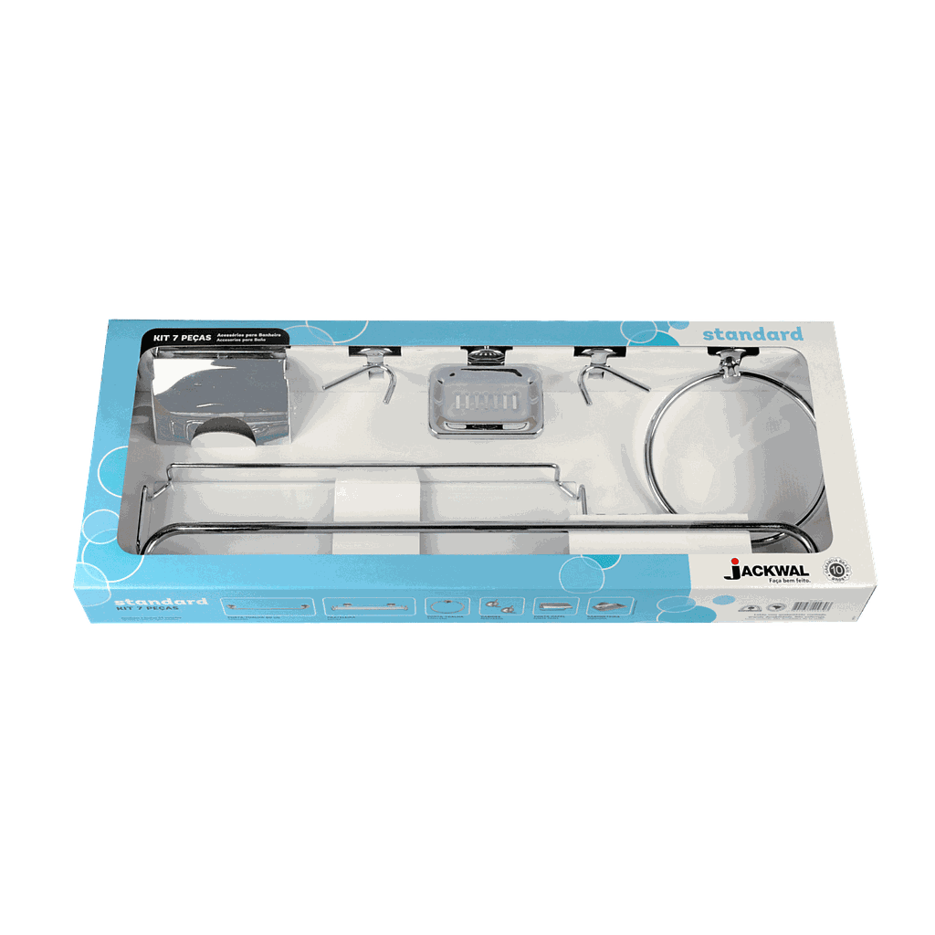 Superkit de Accesorios para Baño Jackwal Standard (7 pzs.) 002.732