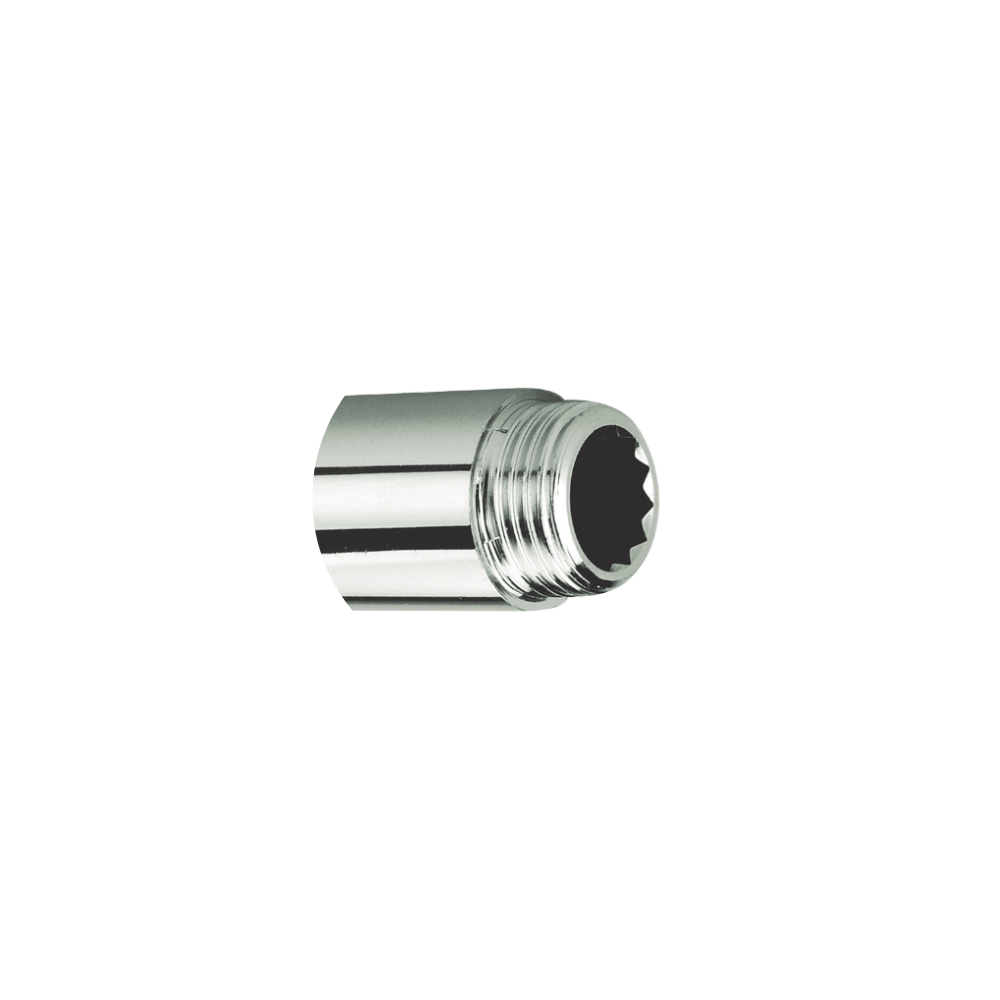 Prolongador Jackwal 1/2" 20Mm H/M En Laton Cromado 004.960