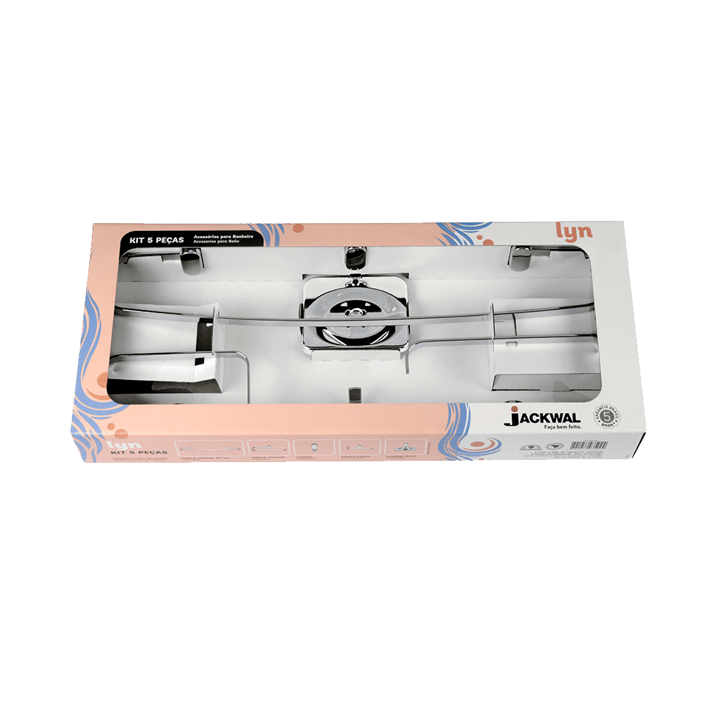 Kit de Accesorios para Baño Jackwal Lyn (5 pzs.) 004.992