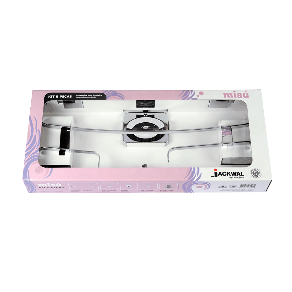 Kit de Accesorios para Baño Jackwal Misu (5 pzs.) 004.993