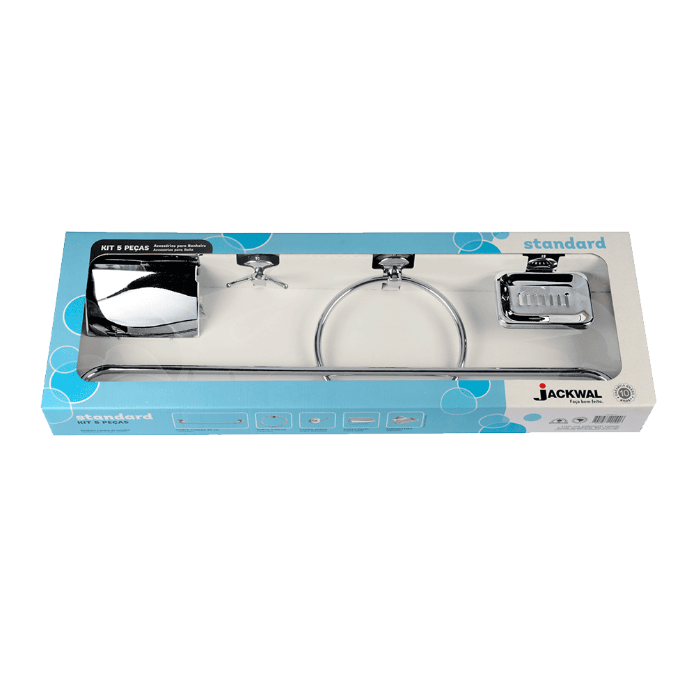 Kit de Accesorios para Baño Jackwal Standard (5 pzs.) 002.727